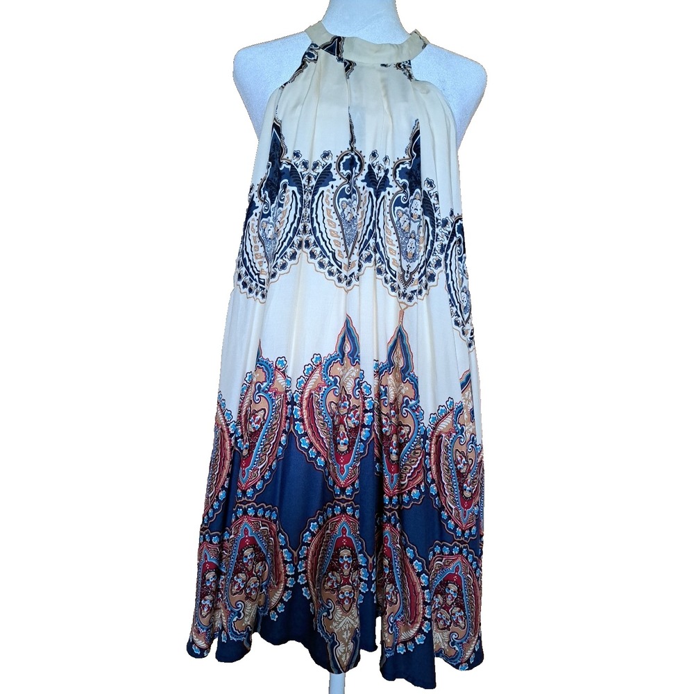 Jean Jail Women's Cotton Lined Sleeveless Summer Colorful Mini Dress 12